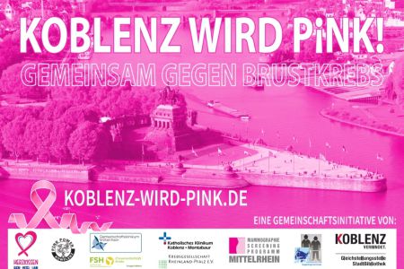 Brustkrebsmonat Oktober - Koblenz wird pink!